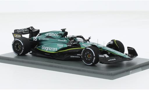 Diecast model cars Aston Martin AMR23 f1 3 No.18 Aramco Cognizant Team Cognizant formula 1 GP Kanada 2023 1/43 Spark