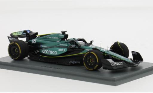 Diecast model cars Aston Martin AMR24 f1 4 No.18 Aramco Team Aramco formula 1 GP Saudi Arabien 2024 1/43 Spark