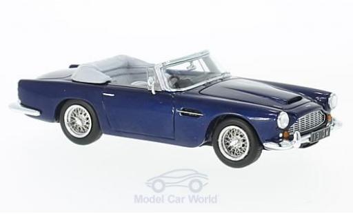 Diecast model cars Aston Martin DB4 convertible metallic blue RHD 1962 1/43 Spark