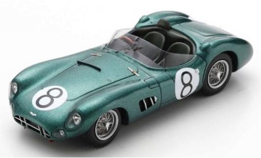 Diecast model cars Aston Martin DBR1 course RHD No.8 Major Ian B. Baillie 24h Le Mans 1960 I.Baillie/J.Fairman 1/43 Spark
