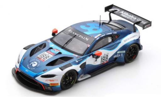 Diecast model cars Aston Martin Vantage gt3 AMR No.188 Garage 59 24h Spa 2019 A.West/C.Harris/C.Goodwin/R.Gunn 1/43 Spark