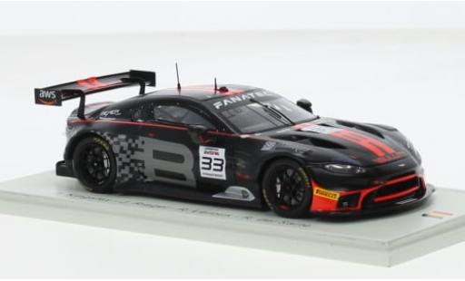 Diecast model cars Aston Martin Vantage gt3 AMR No.33 Bullitt Racing 24h Spa 2023 1/43 Spark