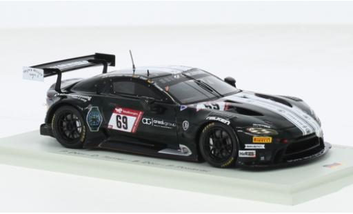 Diecast model cars Aston Martin Vantage gt3 AMR No.69 D&Atilde;&para;rr Motorsport 24h N&Atilde;&frac14;rburgring 2023 1/43 Spark