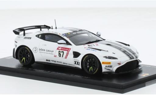 Diecast model cars Aston Martin V8 Vantage GT4 gt4 Vantage AMR No.67 D&Atilde;&para;rr Motorsport 24h N&Atilde;&frac14;rburgring 2023 1/43 Spark