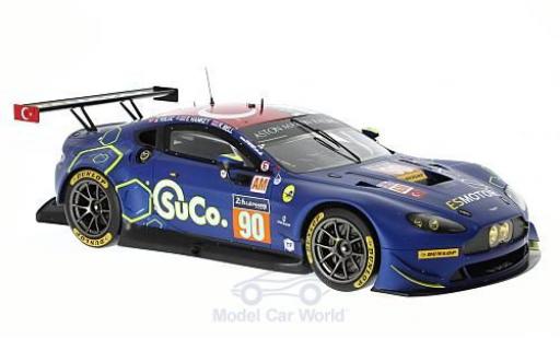 Diecast model cars Aston Martin Vantage s GTE No.90 TF Sport 24h Le Mans 2017 .Yoluc/E.Hankey/R.Bell 1/18 Spark