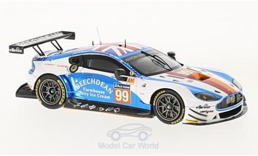 Diecast model cars Aston Martin Vantage gte No.99 Beechdean AMR 24h Le Mans 2017 A.Howard/R.Gunn/O.Bryant 1/43 Spark