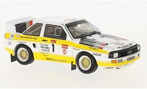 Diecast model cars Audi Sport Quattro s1 No.1 Pikes Peak 1985 M.Mouton 1/43 Spark