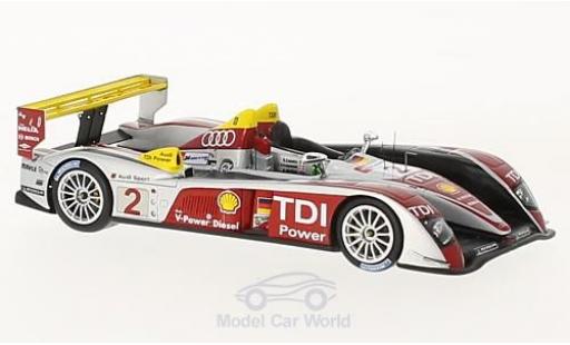 Diecast model cars Audi R10 course TDI No.2 Sport North America 24h Le Mans 2008 10 Years A.McNish/R.Capello/T.Kristensen 1/43 Spark