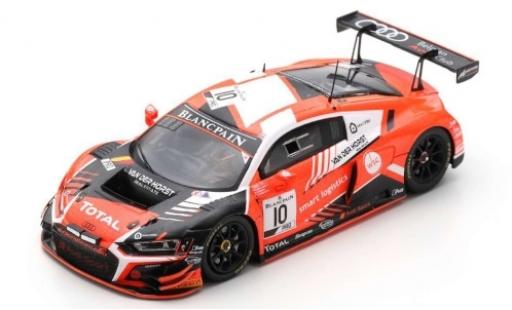 Diecast model cars Audi R8 lms GT3 No.10 Belgian Club Team WRT 24h Spa 2019 C.Weerts/N.Nato/R.Breukers 1/43 Spark