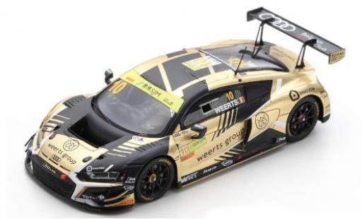 Diecast model cars Audi R8 gt LMS GT3 No.10 Team WRT Weerts Group Fia World Cup Macau 2019 C.Weerts 1/43 Spark