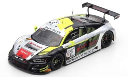 Diecast model cars Audi R8 lms GT3 No.2 Sport Team WRT 24h Spa 2019 D.Vanthoor/A.Riberas/F.Stippler 1/43 Spark