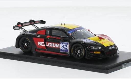 Diecast model cars Audi R8 gt LMS GT3 No.32 Team Belgium FIA Motorsport Games Sprint Cup Paul Ricard 2022 1/43 Spark