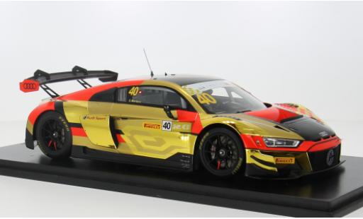 Diecast model cars Audi R8 gt LMS GT3 No.40 Sport Asia Team Absolute Fia World Cup Macau 2023 1/18 Spark