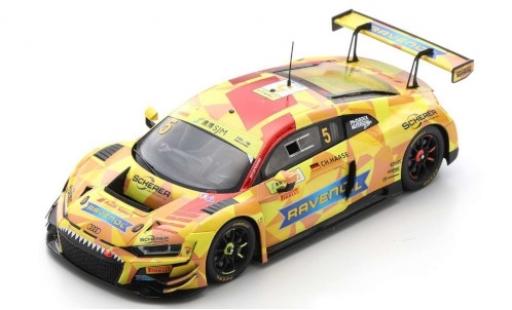 Diecast model cars Audi R8 gt LMS GT3 No.5 Phoenix Racing Ravenol Fia World Cup Macau 2019 C.Haase 1/43 Spark