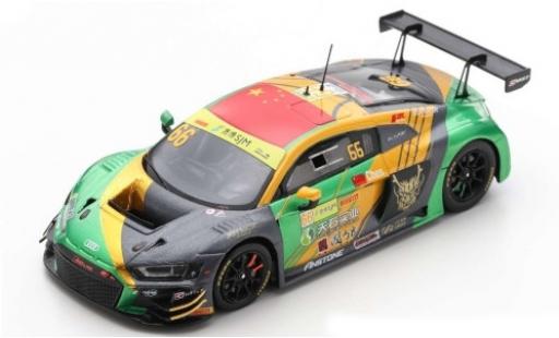 Diecast model cars Audi R8 gt LMS GT3 No.66 Sport Asia Team TSRT Fia World Cup Macau 2019 W.Chen 1/43 Spark