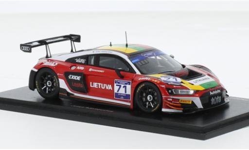 Diecast model cars Audi R8 gt LMS GT3 No.71 Team Lithuania FIA Motorsport Games Sprint Cup Paul Ricard 2022 1/43 Spark