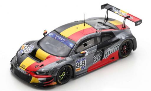 Diecast model cars Audi R8 gt LMS GT3 No.88 Team Belgium FIA Motorsport Games Cup Vallelunga 2019 L.Machiels/N.Verdonck 1/43 Spark