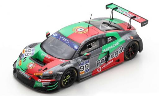Diecast model cars Audi R8 gt LMS GT3 No.99 Team Portugal FIA Motorsport Games Cup Vallelunga 2019 M.Ramos/H.Chaves 1/43 Spark