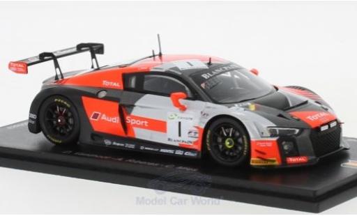 Diecast model cars Audi R8 lms No.1 Belgian Club Team WRT 24h Spa 2018 D.Vanthoor/A.Riberas/C.Mies 1/43 Spark