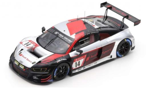 Diecast model cars Audi R8 lms No.14 Sport Team Car Collection 24h N&Atilde;&frac14;rburgring 2019 M.Winkelhock/C.Haase/M.F&Atilde;&curren;ssler/R.Rast 1/18 Spark