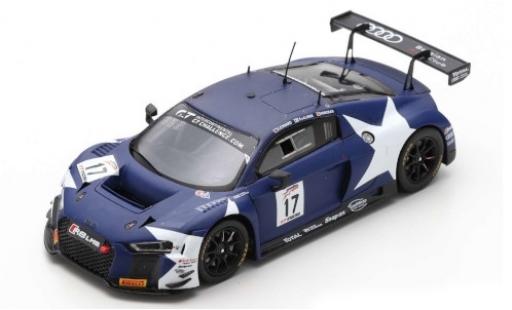 Diecast model cars Audi R8 gt LMS No.17 Sport Team WRT Intercontinental Challenge 8h Kalifornien 2018 S.van der Linde/A.Riberas/S.Leonard 1/43 Spark