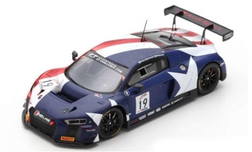 Diecast model cars Audi R8 gt LMS No.19 Sport Team WRT Intercontinental Challenge 8h Kalifornien 2018 R.Frijns/D.Vanthoor/M.Winkelhock 1/43 Spark