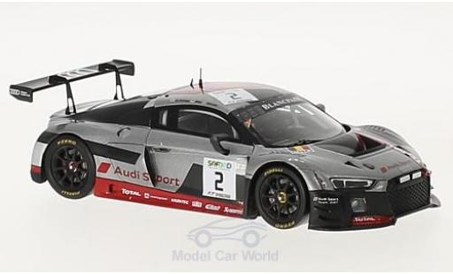 Diecast model cars Audi R8 lms No.2 Sport Team WRT 24h Spa 2017 C.de Phillippi/C.Mies/F.Vervisch 1/43 Spark