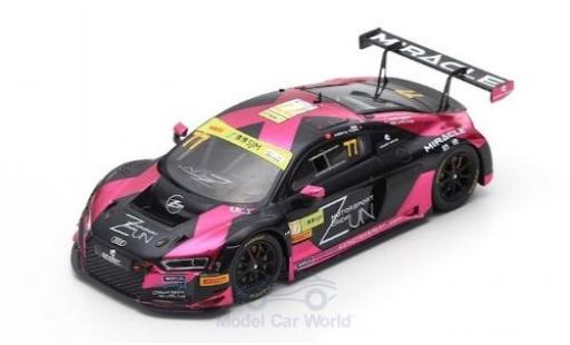 Diecast model cars Audi R8 gt LMS No.77 Zun Motorsport Crew Fia World Cup Macau 2018 A.Fong 1/43 Spark