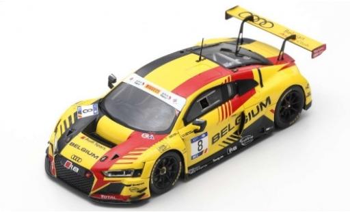 Diecast model cars Audi R8 gt LMS No.8 Belgian Club Team WRT FIA Nations Cup Bahrain 2018 Team Belgium M.Den Tandt/C.Weerts 1/43 Spark