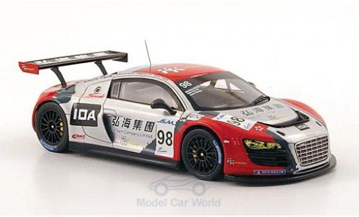 Diecast model cars Audi R8 lms No.98 KK Performance ILMC 1000km Zhuhai 2010 M.Lee/A.Yoong/M.Marsh 1/43 Spark