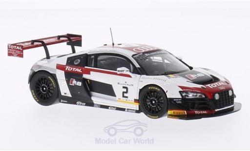 Diecast model cars Audi R8 lms Ultra No.2 Belgian Club Team 24h Spa 2014 M.F&Atilde;&curren;ssler/A.Lotterer/B.Treluyer 1/43 Spark