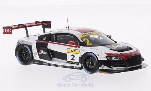 Diecast model cars Audi R8 gt spyder LMS Ultra No.2 Cup GP Macau 2014 L.Vanthoor 1/43 Spark