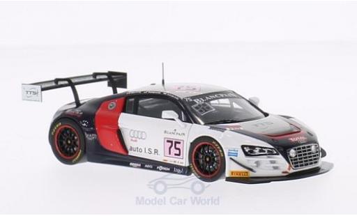 Diecast model cars Audi R8 lms Ultra No.75 ISR 24h Spa 2014 M.Basseng/F.Hamprecht/F.Salaquarda 1/43 Spark