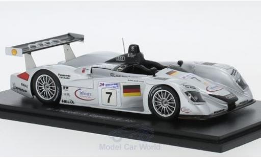 Diecast model cars Audi R8 LMP course No.7 Sport Team Joest 24h Le Mans 2000 M.Alboreto/R.Capello/C.Abt 1/43 Spark