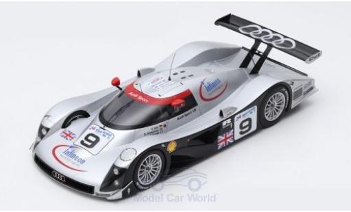 Diecast model cars Audi R8C s tronic C No.9 Sport UK 24h Le Mans 1999 .Johansson/.Ortelli/C.Abt 1/43 Spark