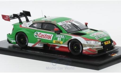 Diecast model cars Audi RS5 dtm RS 5 No.51 Sport Team Abt Sportline Castrol Hockenheim 2018 N.M&Atilde;&frac14;ller 1/43 Spark