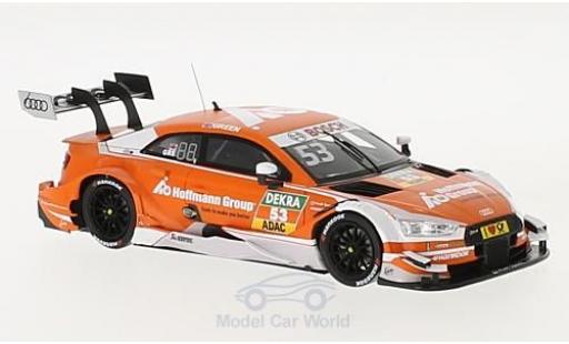 Diecast model cars Audi RS5 dtm RS 5 No.53 Sport Team Rosberg Hoffmann Group 2017 J.Green 1/43 Spark