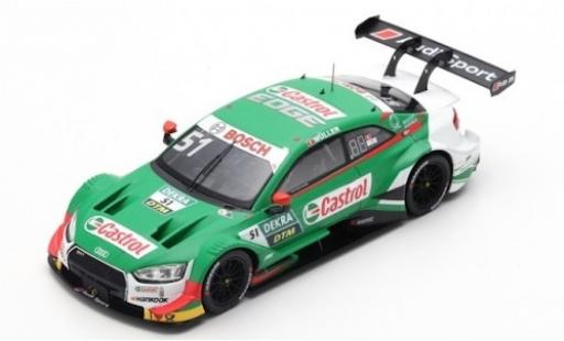 Diecast model cars Audi RS5 dtm RS 5 No.51 Sport Team Abt Sportsline Castrol 2019 N.M&Atilde;&frac14;ller 1/43 Spark