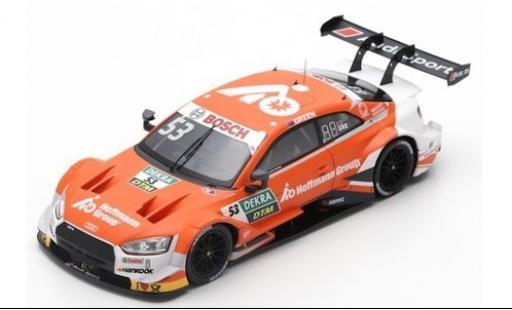 Diecast model cars Audi RS5 dtm RS 5 No.53 Sport Team Rosberg Hoffmann Group 2019 J.Green 1/43 Spark