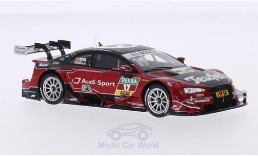 Diecast model cars Audi RS5 dtm No.17 Sport Team Abt Sportsline Teufel 2015 M.Molina 1/43 Spark