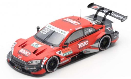 Diecast model cars Audi RS5 dtm No.28 Sport Team Phoenix Super GT x DreamRace Fuji 2019 L.Duval 1/43 Spark