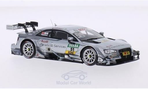 Diecast model cars Audi RS5 dtm No.51 Sport Team Rosberg Financial Services 2015 N.M&Atilde;&frac14;ller 1/43 Spark