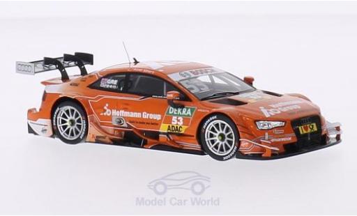 Diecast model cars Audi RS5 dtm No.53 Sport Team Rosberg Hoffmann Group J.Green 1/43 Spark