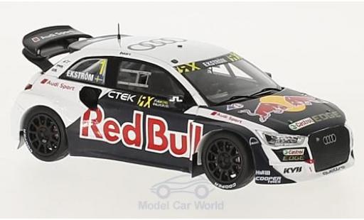 Diecast model cars Audi S1 rallycross EKS RX quattro No.1 Red Bull Rally-Cross Hockenheim 2017 M.Ekstr&Atilde;&para;m 1/43 Spark