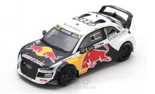 Diecast model cars Audi S1 rallycross EKS RX quattro No.5 Team EKS Red Bull World RX Spanien 2018 M.Ekstr&Atilde;&para;m 1/43 Spark