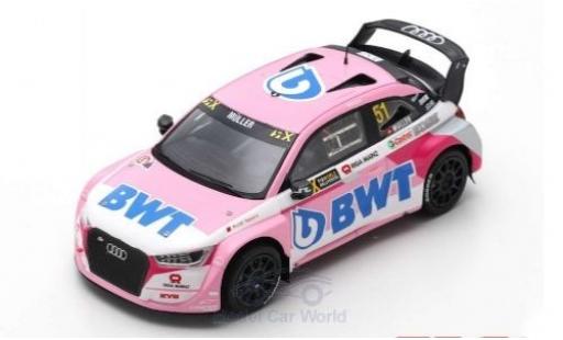Diecast model cars Audi S1 rallycross EKS RX quattro No.51 EKS Sport BWT World RX Lettland 2018 N.M&Atilde;&frac14;ller 1/43 Spark