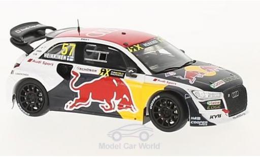 Diecast model cars Audi S1 rallycross EKS RX quattro No.57 Rally-Cross Hockenheim 2017 T.Heikkinen 1/43 Spark