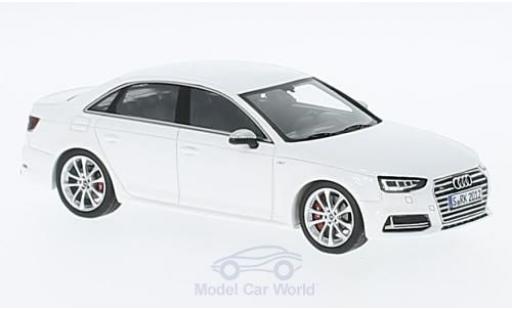 Diecast model cars Audi S4 berline white 2016 1/43 Spark
