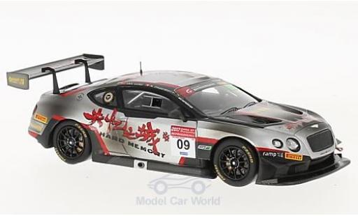 Diecast model cars Bentley Continental course GT3 No.9 Hard Memory Team Absolute GT Championship China 2017 P.Geng/A.Imperatori 1/43 Spark
