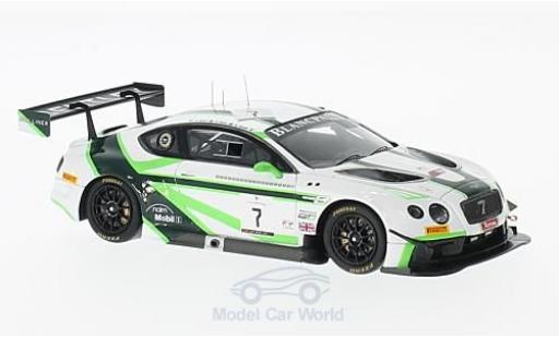 Diecast model cars Bentley Continental course GT3 RHD No.7 Team M-Sport 24h Spa 2016 G.Smith/V.Abril/S.Kane 1/43 Spark